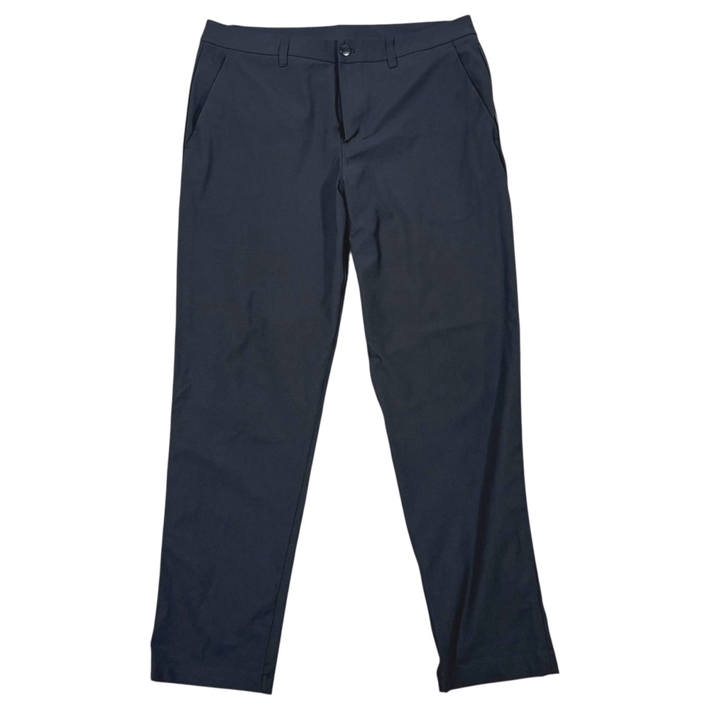 Lululemon ABC Pant Men's Size 33x30 Trouser Slim Warpstreme Black Dress Casual